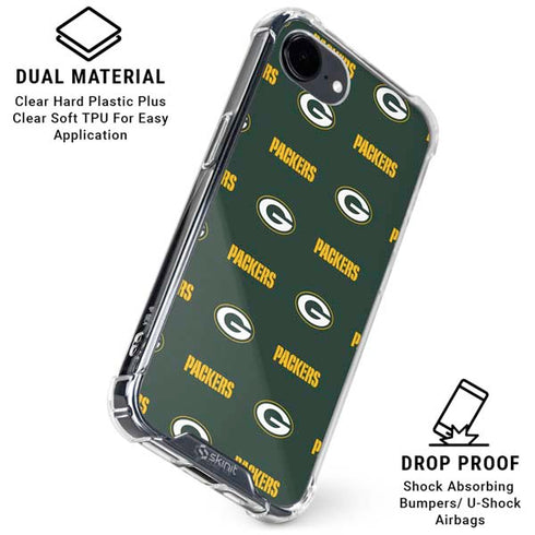 NFL Green Bay Packers Blitz Series iPhone 16e Clear Case