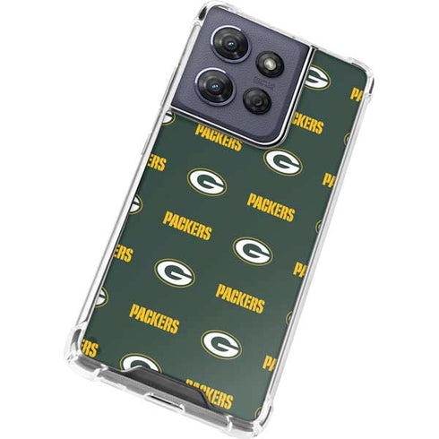 NFL Green Bay Packers Blitz Series Moto G 5G (2025) Clear Case