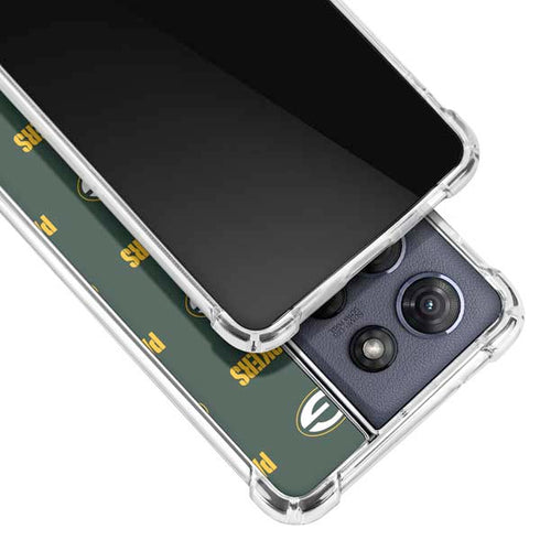 NFL Green Bay Packers Blitz Series Moto G 5G (2025) Clear Case