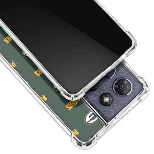 NFL Green Bay Packers Blitz Series Moto G Play 5G (2025) Clear Case