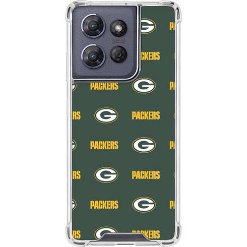 NFL Green Bay Packers Blitz Series Moto G Stylus 5G (2025) Clear Case
