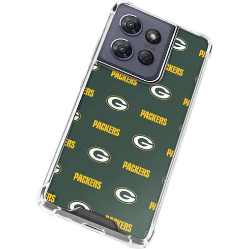 NFL Green Bay Packers Blitz Series Moto G Stylus 5G (2025) Clear Case
