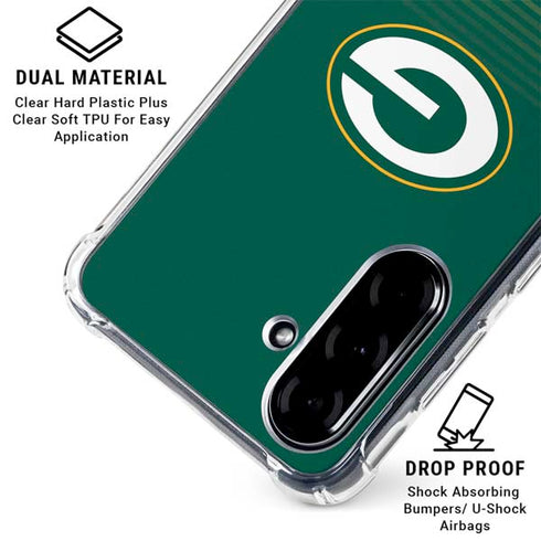 NFL Green Bay Packers Breakaway Galaxy A36 5G Clear Case