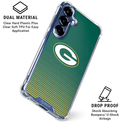 NFL Green Bay Packers Breakaway Galaxy S25 Clear Case