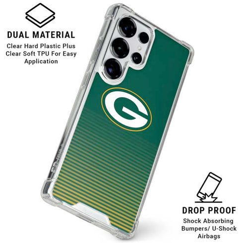 NFL Green Bay Packers Breakaway Galaxy S25 Ultra Clear Case