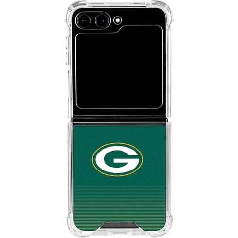 NFL Green Bay Packers Breakaway Galaxy Z Flip6 Clear Case