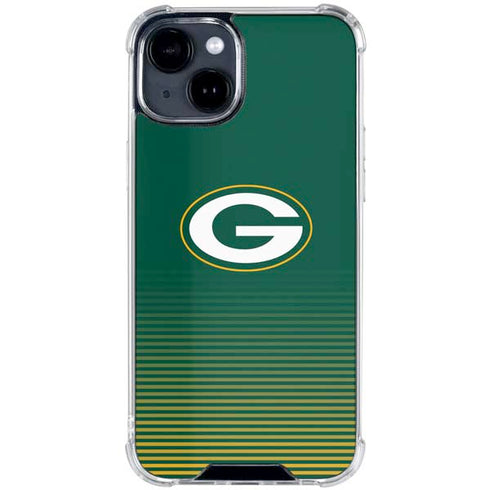 NFL Green Bay Packers Breakaway iPhone 15 Clear Case