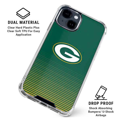 NFL Green Bay Packers Breakaway iPhone 15 Clear Case