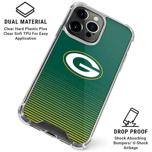 NFL Green Bay Packers Breakaway iPhone 16 Pro Max Clear Case
