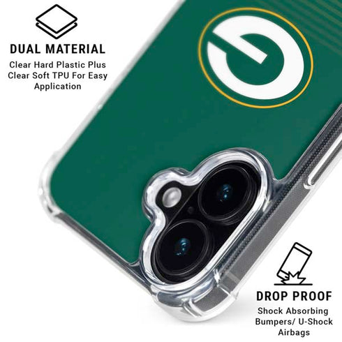 NFL Green Bay Packers Breakaway iPhone 17 Clear Case