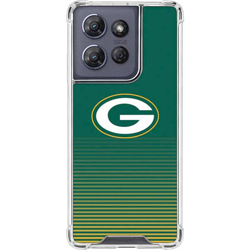 NFL Green Bay Packers Breakaway Moto G 5G (2025) Clear Case