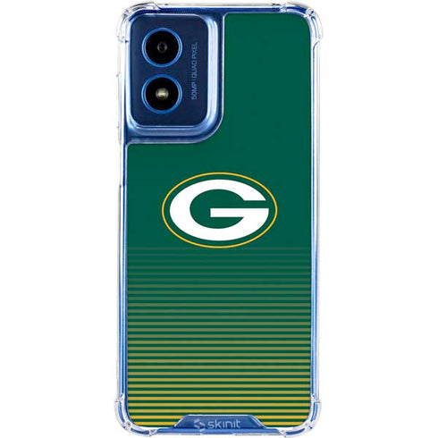 NFL Green Bay Packers Breakaway Moto G 5G (2024) Clear Case