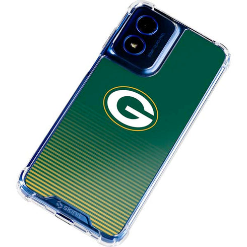 NFL Green Bay Packers Breakaway Moto G 5G (2024) Clear Case