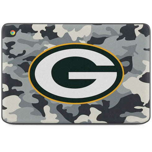 NFL Green Bay Packers Camo HP Chromebook Skin