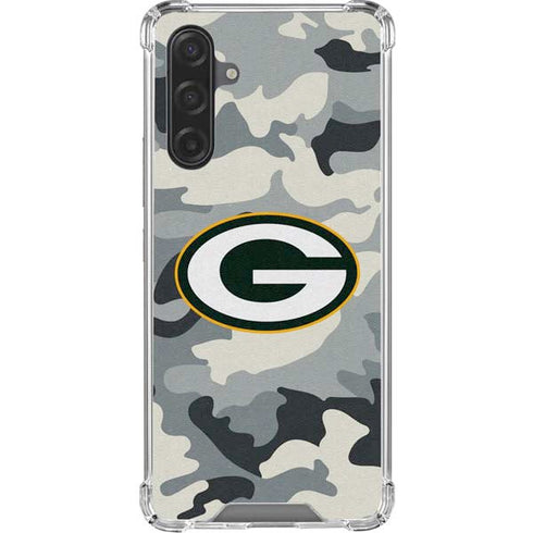 NFL Green Bay Packers Camo Galaxy A17 Clear Case