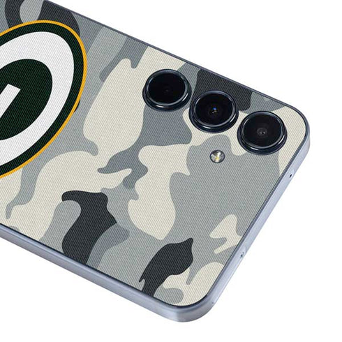 NFL Green Bay Packers Camo Galaxy A55 5G Skin