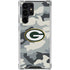 NFL Green Bay Packers Camo Galaxy S23 Ultra Clear Case