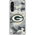 NFL Green Bay Packers Camo Galaxy S24 FE Clear Case