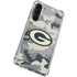 NFL Green Bay Packers Camo Galaxy S24 FE Clear Case