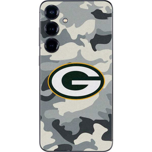 NFL Green Bay Packers Camo Galaxy S25 Plus Skin