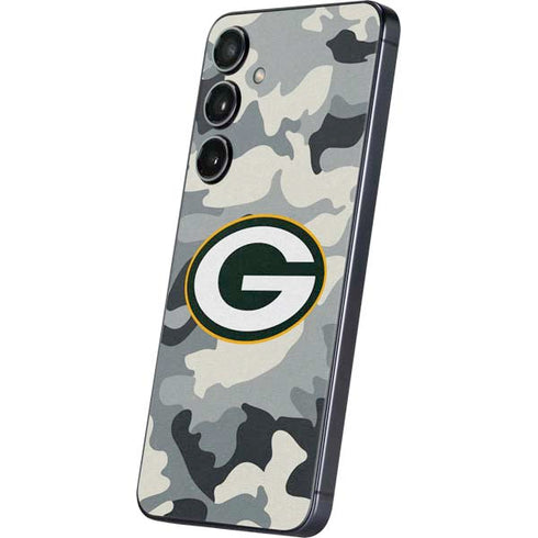 NFL Green Bay Packers Camo Galaxy S25 Plus Skin