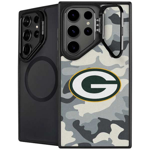 NFL Green Bay Packers Camo Galaxy S25 Ultra Kickstand Case