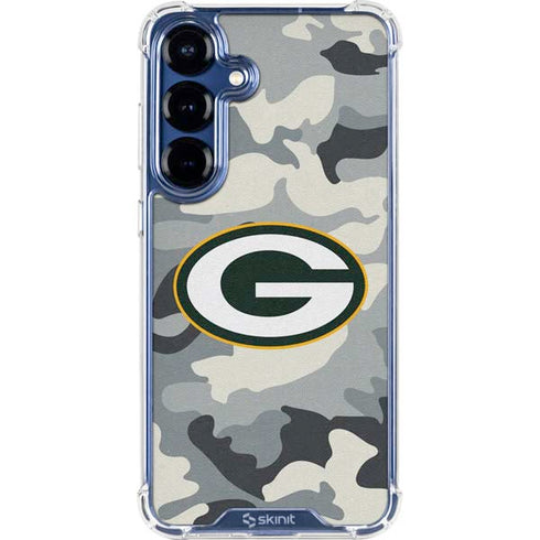 NFL Green Bay Packers Camo Galaxy S25 Clear Case