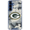 NFL Green Bay Packers Camo Galaxy S25 Plus Clear Case