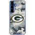 NFL Green Bay Packers Camo Galaxy S25 Plus Clear Case