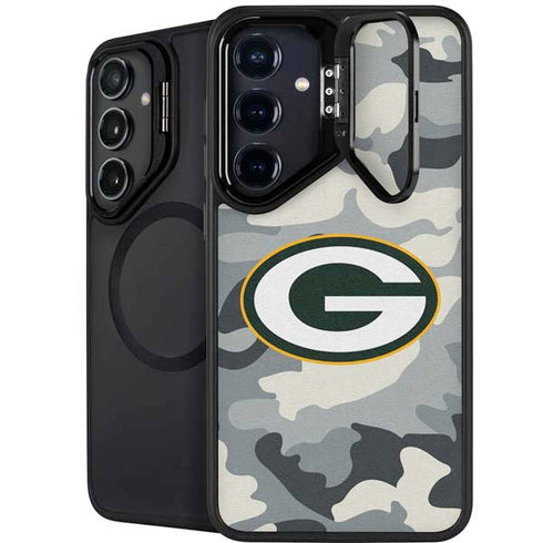 NFL Green Bay Packers Camo Galaxy S26 Plus Kickstand Case