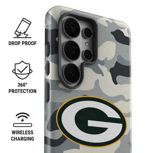 NFL Green Bay Packers Camo Galaxy S26 Ultra Impact Case