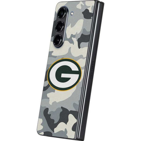 NFL Green Bay Packers Camo Galaxy Z Fold5 5G Skin