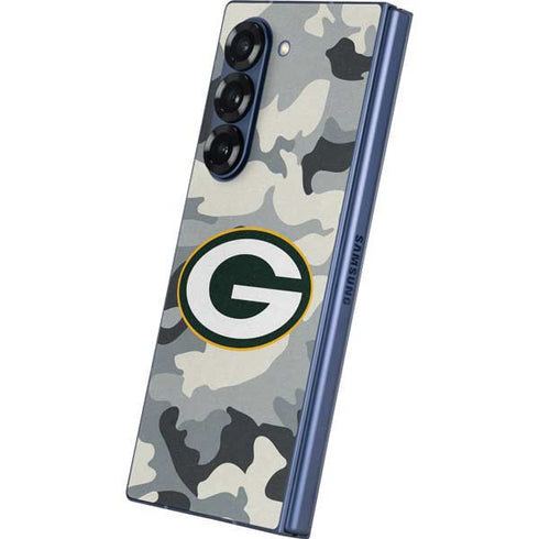 NFL Green Bay Packers Camo Galaxy Z Fold6 Skin