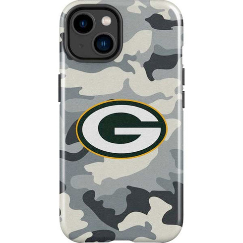 NFL Green Bay Packers Camo iPhone 15 Impact Case