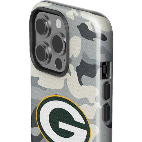 NFL Green Bay Packers Camo iPhone 15 Pro Impact Case