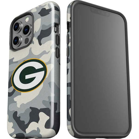 NFL Green Bay Packers Camo iPhone 15 Pro Impact Case