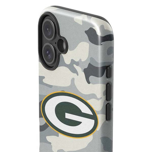 NFL Green Bay Packers Camo iPhone 16 Impact Case