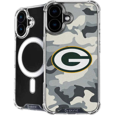 NFL Green Bay Packers Camo iPhone 16 MagSafe Case