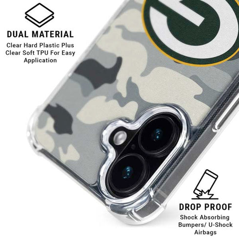 NFL Green Bay Packers Camo iPhone 16 MagSafe Case