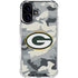 NFL Green Bay Packers Camo iPhone 16 Plus Clear Case