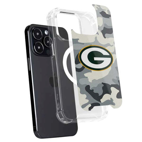 NFL Green Bay Packers Camo iPhone 16 Pro MagSafe Case