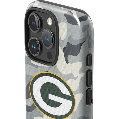 NFL Green Bay Packers Camo iPhone 16 Pro Max Impact Case
