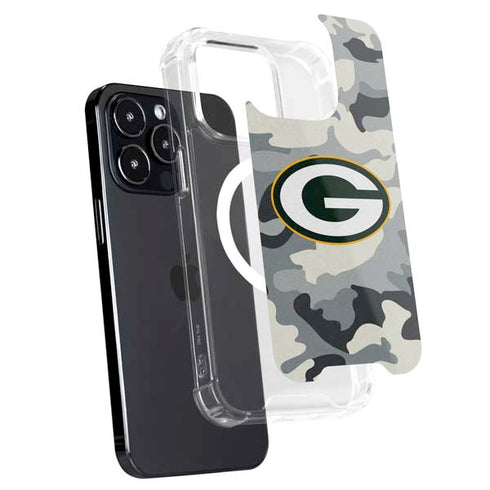 NFL Green Bay Packers Camo iPhone 16 Pro Max MagSafe Case