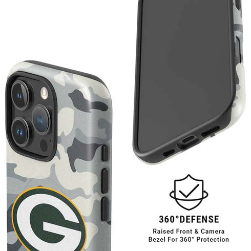 NFL Green Bay Packers Camo iPhone 16 Pro Max Magsafe Impact Case