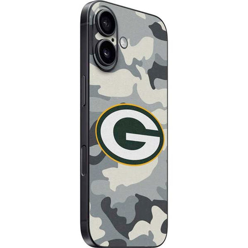 NFL Green Bay Packers Camo iPhone 16 Skin
