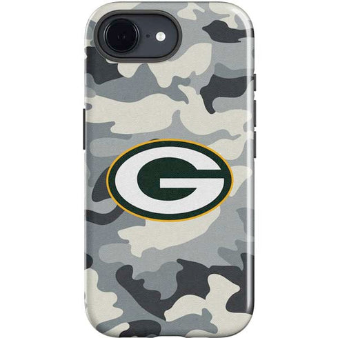 NFL Green Bay Packers Camo iPhone 16e Impact Case