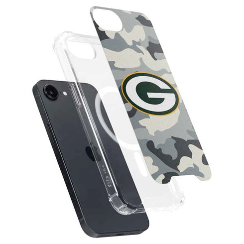 NFL Green Bay Packers Camo iPhone 16e MagSafe Case