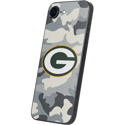 NFL Green Bay Packers Camo iPhone 16e Skin