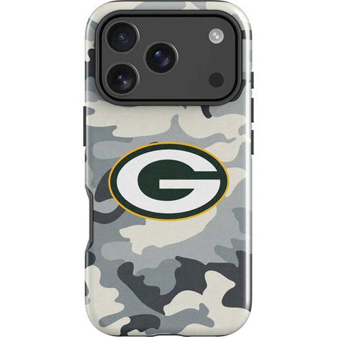 NFL Green Bay Packers Camo iPhone 18 Pro Impact Case