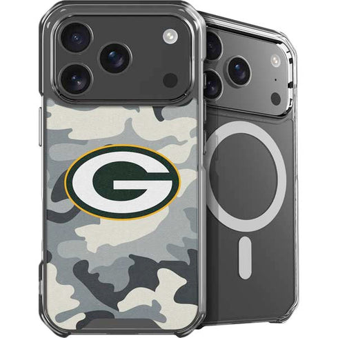 NFL Green Bay Packers Camo iPhone 18 Pro MagSafe Case